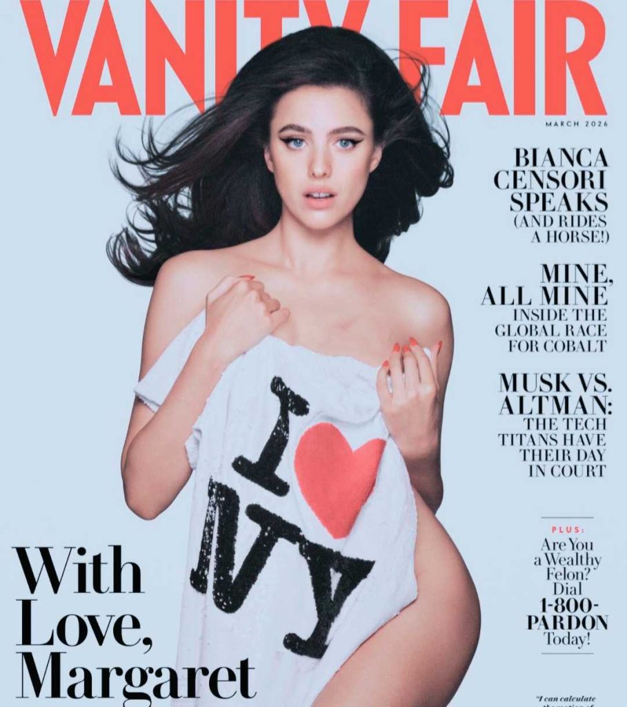 Margaret Qualley Vanity Fair March 2026 Cover Margaret Qualley Vanity Fair March 2026 Cover 909x1024