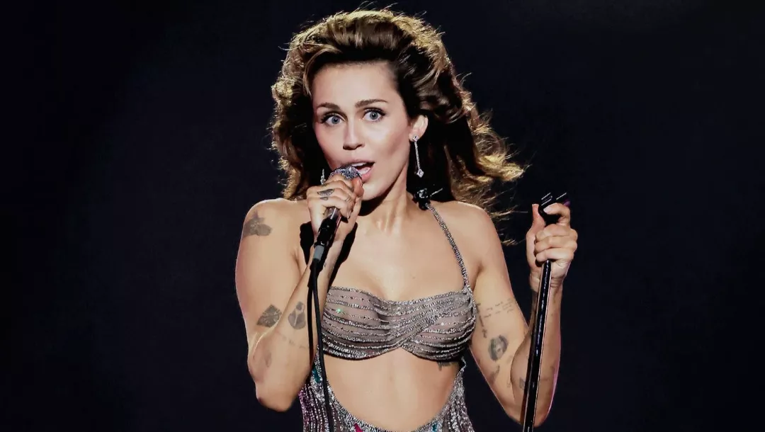 Miley Cyrus at the Grammys