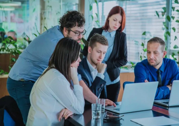 software engineers collaborating through IT staff augmentation services